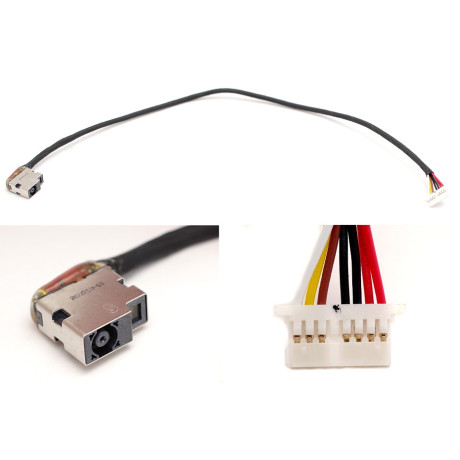 Stromanschluss mit Kabel HP Pavilion 17-CN - 4,5x3,0mm - 7/8pin