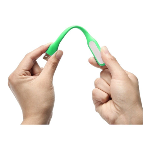 USB LED lampička k notebooku světle zelená