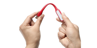 Rote USB-LED-Laptoplampe