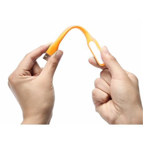 Orange USB LED laptop lamp