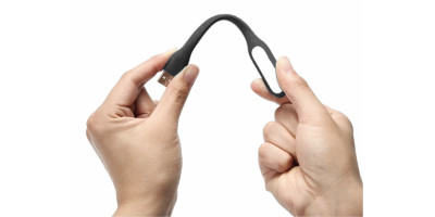 USB LED lampička k notebooku černá