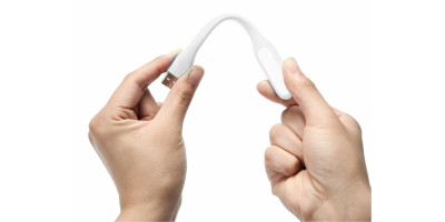 Weiße USB-LED-Laptoplampe