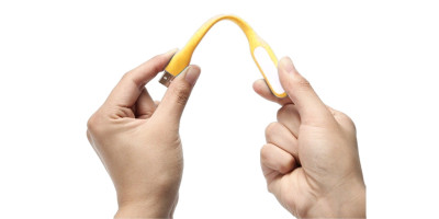 USB LED lampička k notebooku žltá