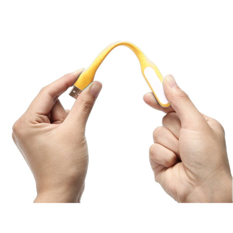 Yellow USB LED laptop lamp