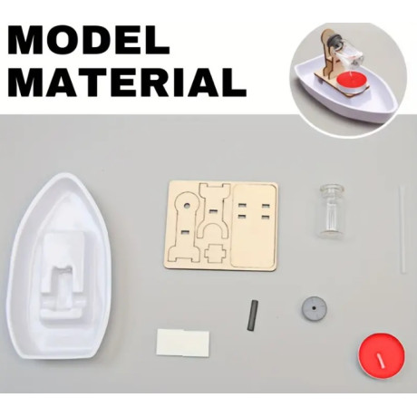 Experimentálna sada - loďka na parný pohon