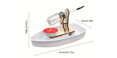 Experimentierset Dampfboot