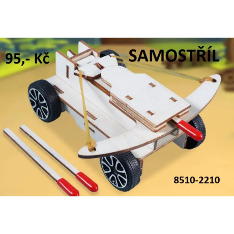 Samostříl, model na kolečkách