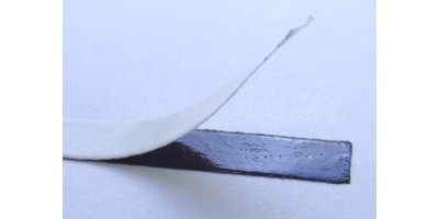 lepící páska oboustranná černá 10mm 50m 0,15mm