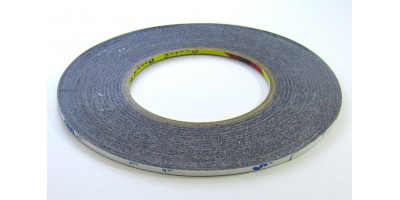 lepící páska oboustranná černá 3mm 50m 0,15mm