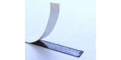 lepící páska oboustranná černá 3mm 50m 0,15mm