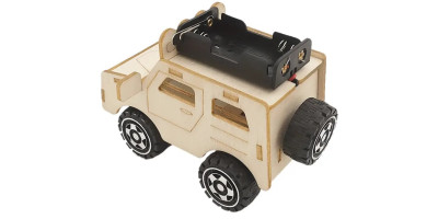 Terenné auto, model na kolieskach, s elektromotorom