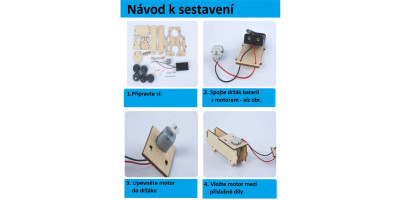 Terenní  auto, model na kolečkách, s elektromotorem