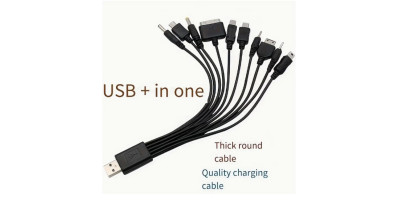 USB Nabíjecí kabel / redukce pro 10x mobil
