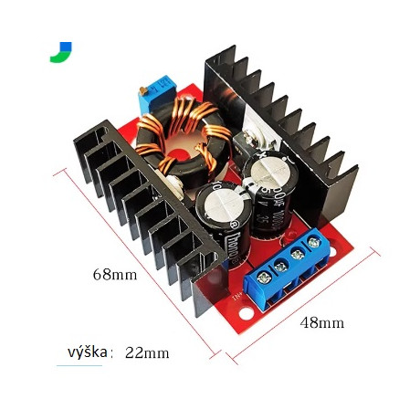 Boost Power Module 150W, continuously adjustable, for car, laptop, ...12-35V