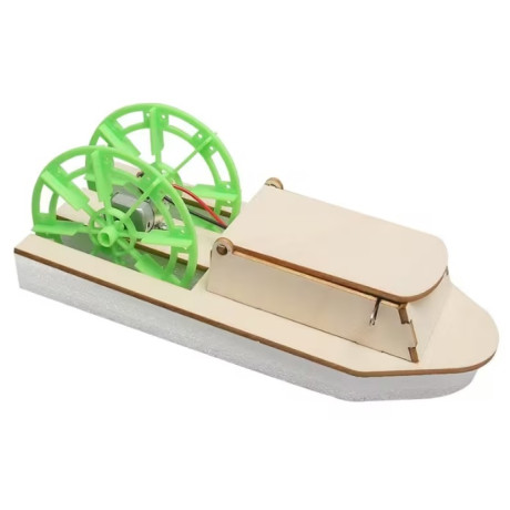 Battery-powered boat with wheels - kit