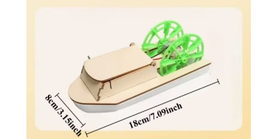 Batteriebetriebenes Boot mit Rädern - Bausatz