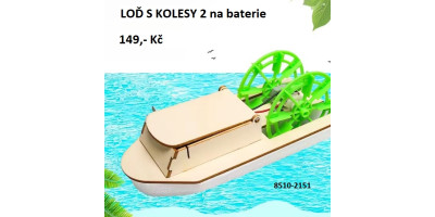 loď s kolesy, stavebnice