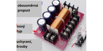obousměrná výhybka 2-pásmová propust pro reprobedny...