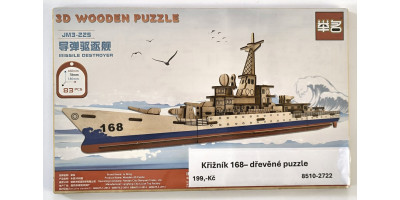 Krížne 168 - drevené puzzle 3D