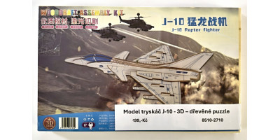 Jet J10 - 3D-Holzpuzzle