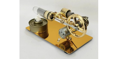 Stirlingov motor + žiarovka