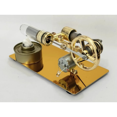 Stirlingmotor + Glühbirne