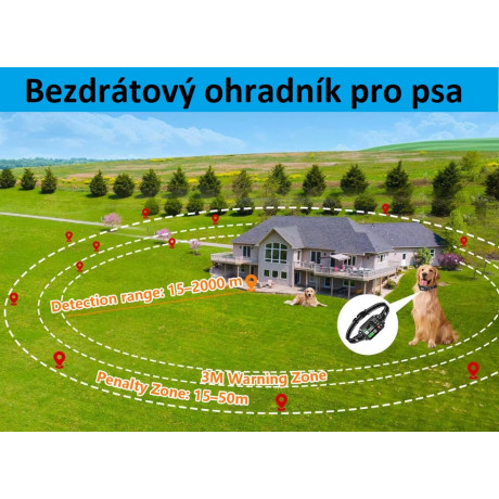 Bezdrátový GPS obojek