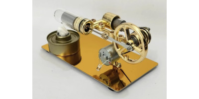 Stirlingmotor + Glühbirne