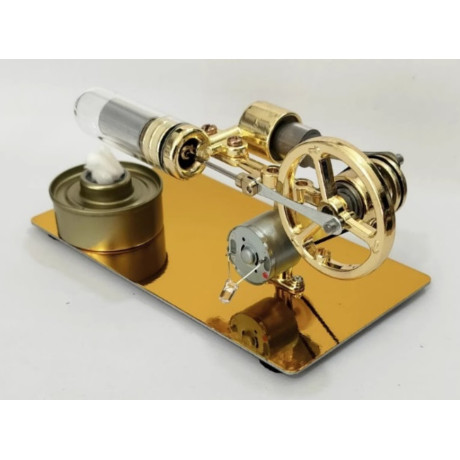 Stirlingmotor + Glühbirne