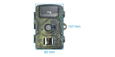 Fotopasca s Full HD videom, 16 MPx, s neviditeľným prísvitom (IP66)