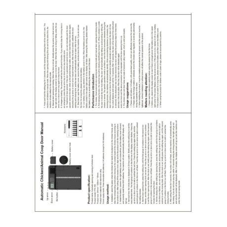 Hühnerklappe aus Aluminium mit Zeitschaltuhr 2